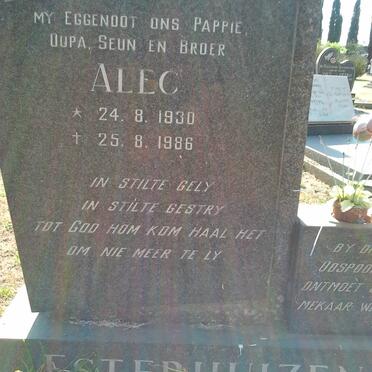 ESTERHUIZEN Alec 1930-1986