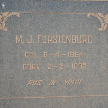 FURSTENBURG M.J. 1864-1935