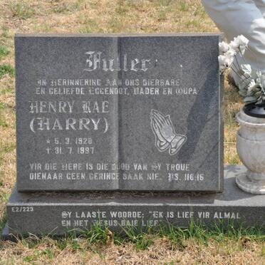 FULLER Henry Ray 1928-1997