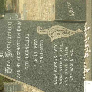 FALCH Sarie nee CORNELIUS 1950-1973 :: FALCH Baba