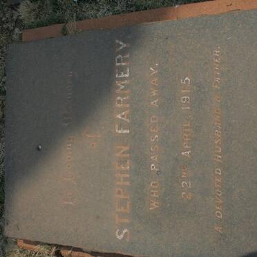 FARMERY Stephen -1915