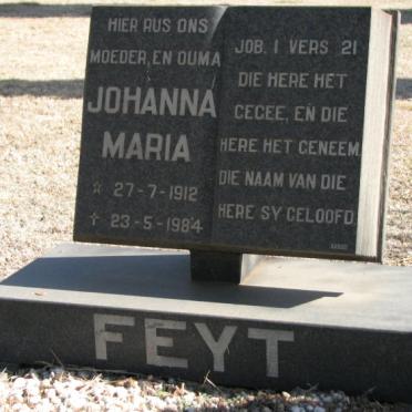FEYT Johanna Maria 1912-1984