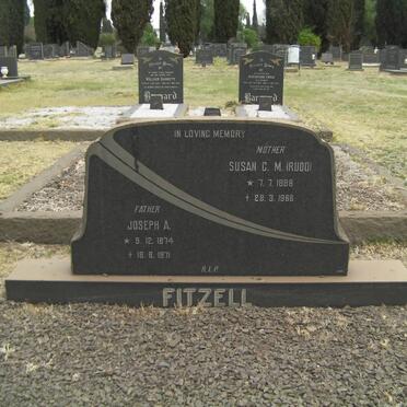 FITZELL Joseph A. 1874-1971 &amp; Susan C.M. RUDD 1888-1963