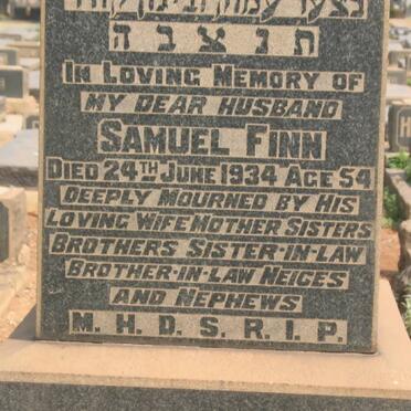FINN Samuel -1934