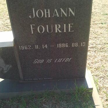 FOURIE Johann 1962-1986