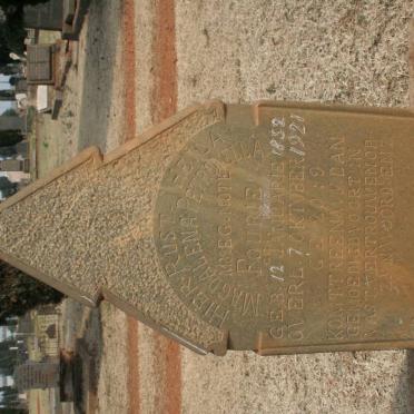 FOURIE Heila Magdalena Petronella 1852-1921