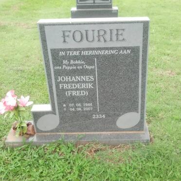 FOURIE Johannes Frederik 1946-2007