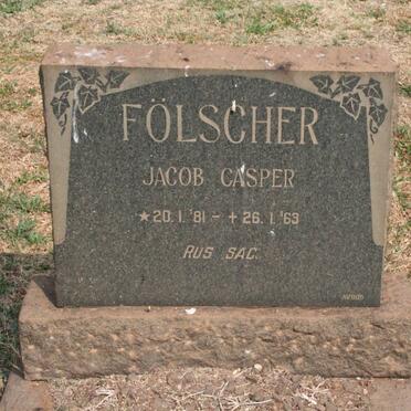 FÖLSCHER Jacob Casper 1881-1963