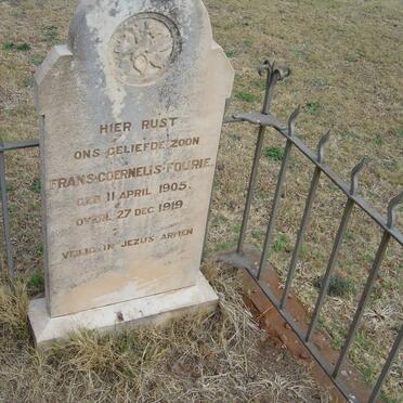 FOURIE Frans Coernelis 1905-1919