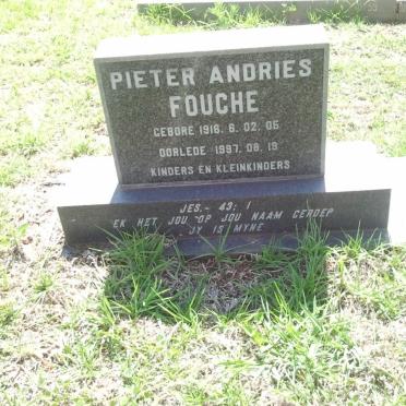 FOUCHE Pieter Andries 1916-1997 &amp; Christina Magdalena 1916-1986