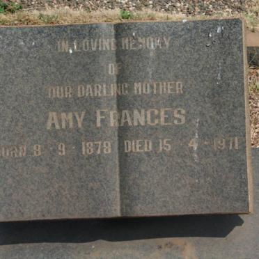 FRANCES Amy 1878-1971