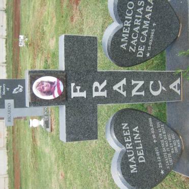 FRANCA Americo Zacarias De Camara 1965- Maureen Delina 1971-2010