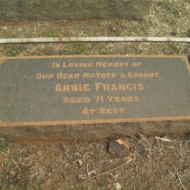 FRANCIS Annie -1932