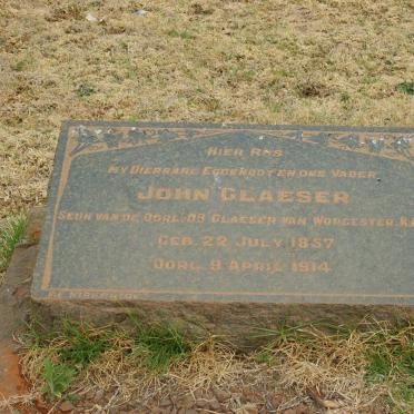 GLAESER John 1857-1914