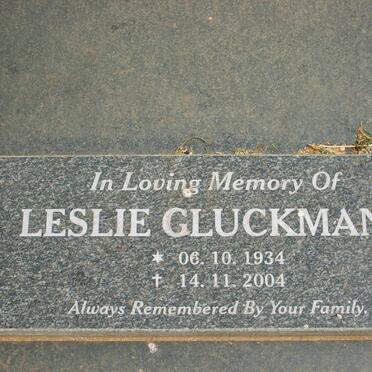 GLUCKMAN Joey nee VAN ZYL -1965 :: GLUCKMAN Leslie 1934-2004