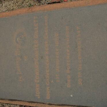 GILLETT John Edward Carter 1860-1947