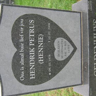 GELDENHUYS Hendrik Petrus 1978-2008