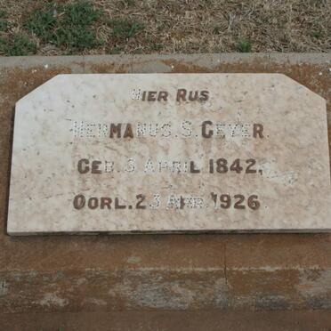 GEYER Hermanus S. 1842-1926