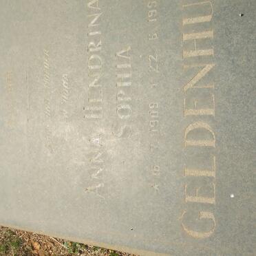 GELDENHUYS Johannes Urbanus 1906-1988 &amp; Anna Hendrina Sophia 1909-199?