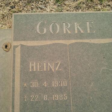 GÖRKE Heinz 1930-1985