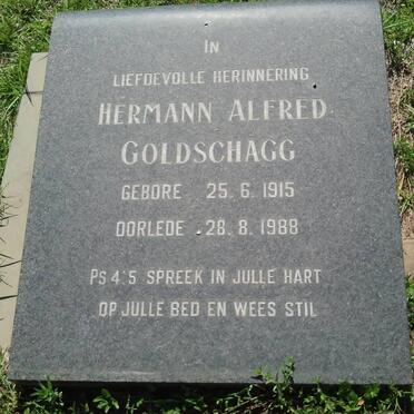 GOLDSCHAGG Hermann Alfred 1915-1988