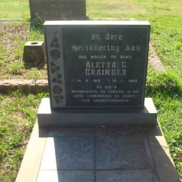 GRAINGER Aletta C. 1919-1983