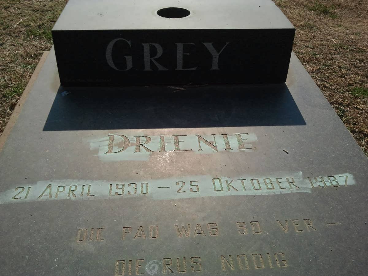 GREY Drienie 1930-1987