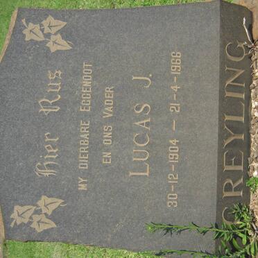 GREYLING Lucas J. 1904-1966