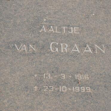 GRAAN Jan Frederikus, van 1911-1975 &amp; Froodje Aaltje Welman DE ROOS 1913-2001 :: VAN GRAAN Aaltje 1916-1999