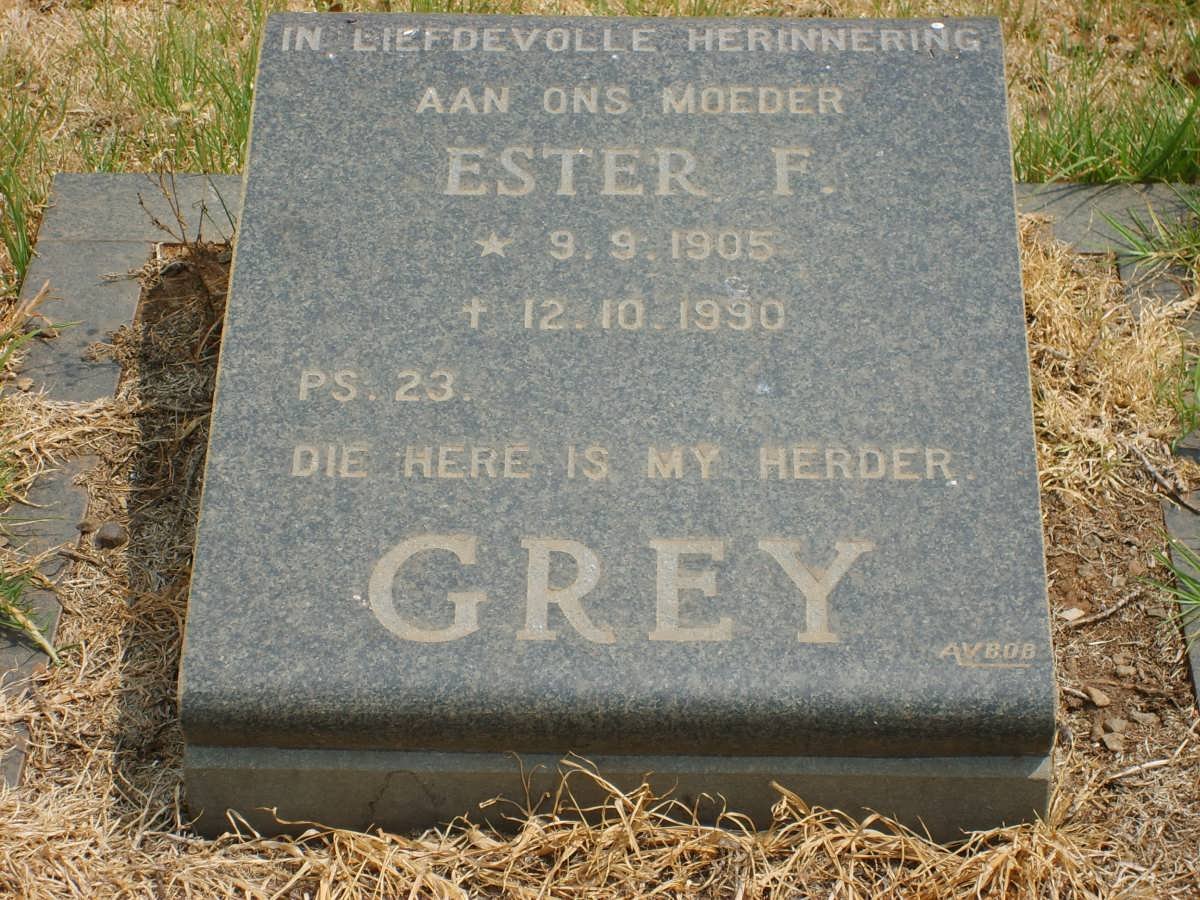 GREY Ester F. 1905-1990