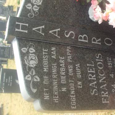 HAASBROEK Sarel Francois 1912-1995