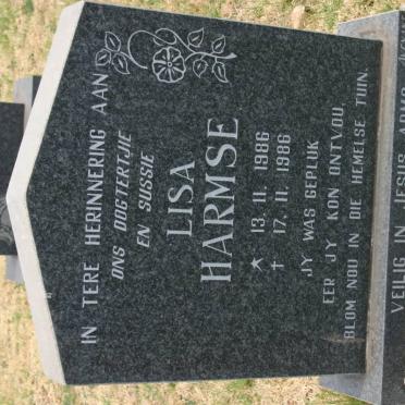 HARMSE Lisa 1986-1986