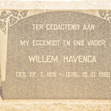 HAVENGA Willem 1891-1960