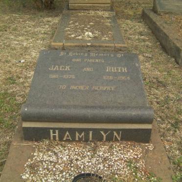 HAMLYN Jack 1918-1975 &amp; Ruth 1918-1964