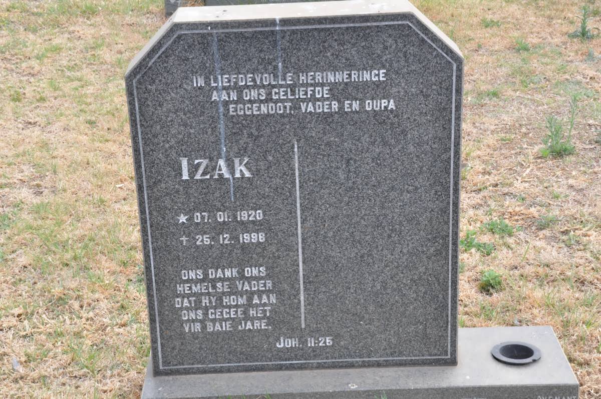 HAASBROEK Izak 1920-1996