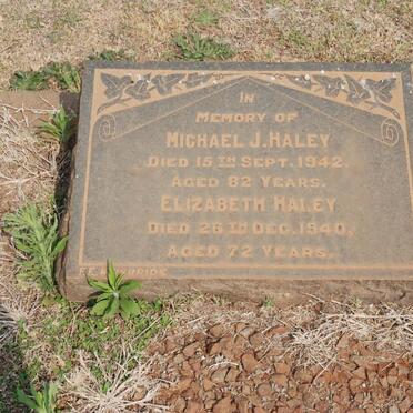 HALEY Michael J. -1942 &amp; Elizabeth -1940