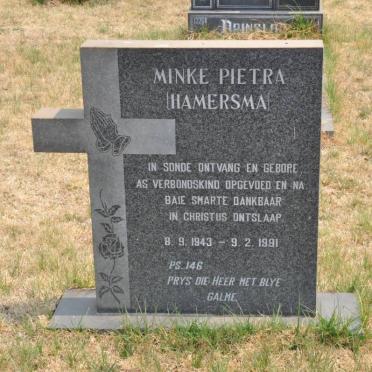 HAMERSMA Minke Pietra 1943-1991
