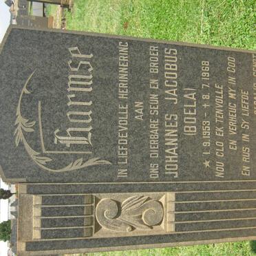 HARMSE Johannes Jacobus 1953-1968