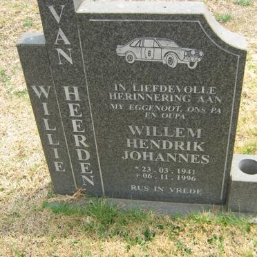 HEERDEN Willem Hendrik Johannes, van 1941-1996