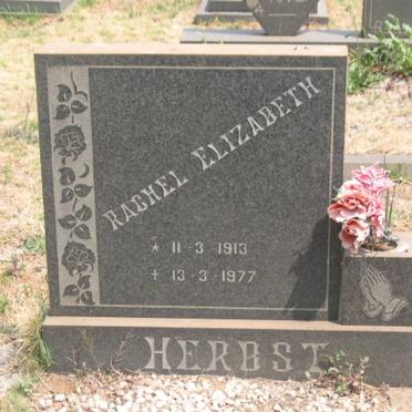 HERBST Rachel Elizabeth 1913-1977