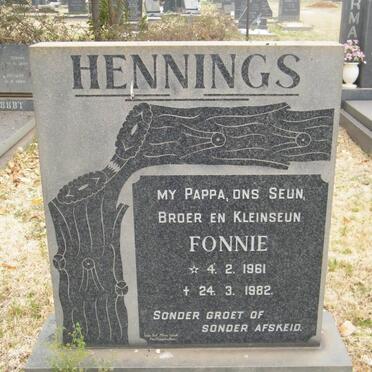 HENNINGS Fonnie 1961-1982