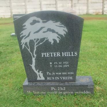 HILLS Pieter 1921-2005