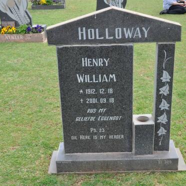 HOLLOWAY Henry William 1912-2001