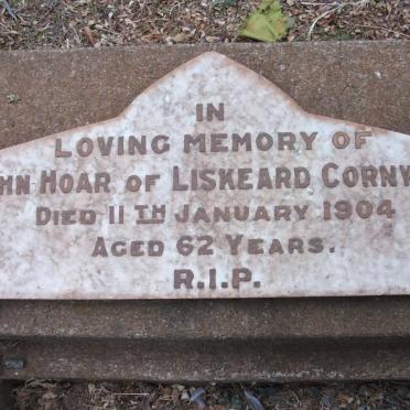 HOAR John -1904