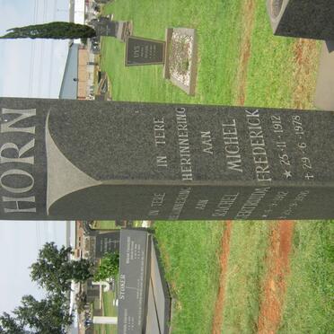 Horn Michel Frederick 1912-1978