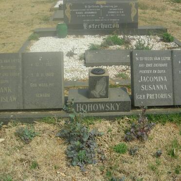 HOHOWSKY Frank Stanislaw 1907-1989 &amp; Jacomina Susanna PRETORIUS 1918-2000