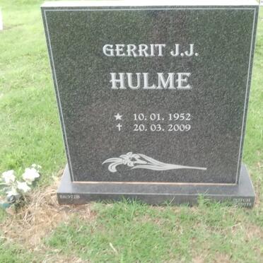 HULME Gerrit J.J. 1952-2009