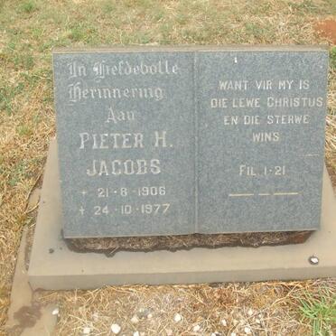 JACOBS Pieter H. 1906-1977