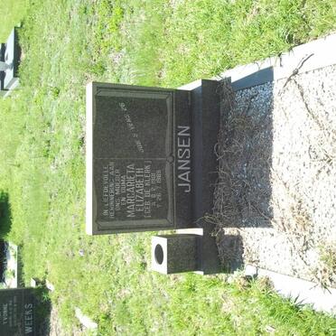 JANSEN Margarieta Elizabeth nee DE KLERK 1901-1989