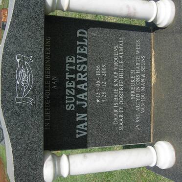 JAARSVELD Suzette, van 1956-2009